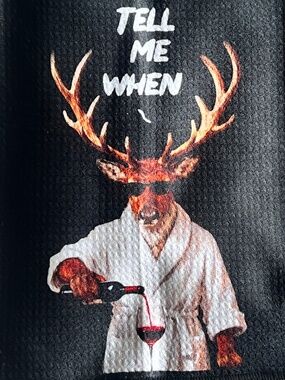 BUNDLE KitchenBBQ /Wine  Towel & Apron 4 Dad , Mom, You!